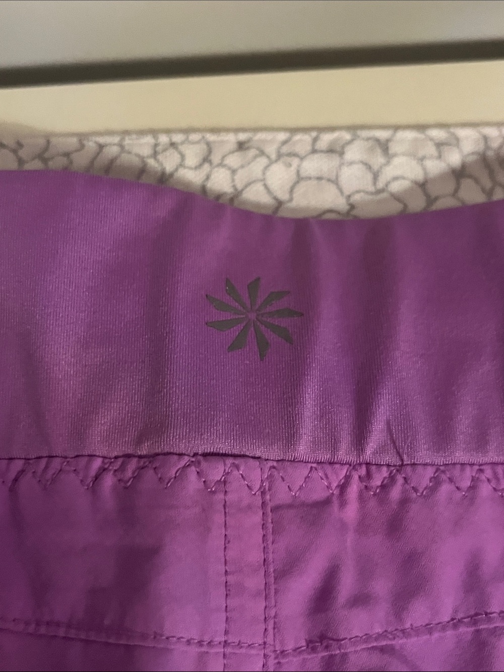 Athleta Purple Women's Athletic Shorts - Picture 4 of 11